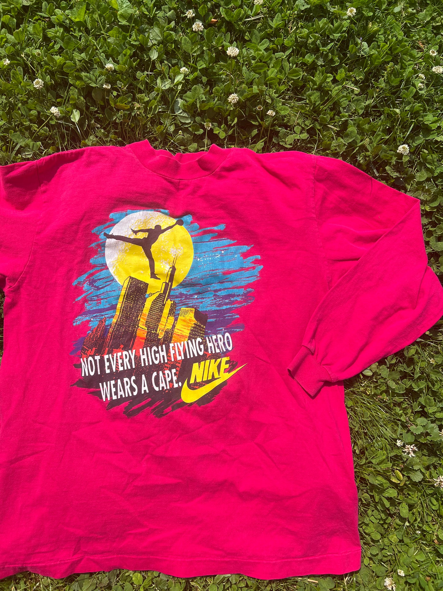 Nike Micheal Jordan "Not Every High-Flying Hero wears a cape" T-shirt