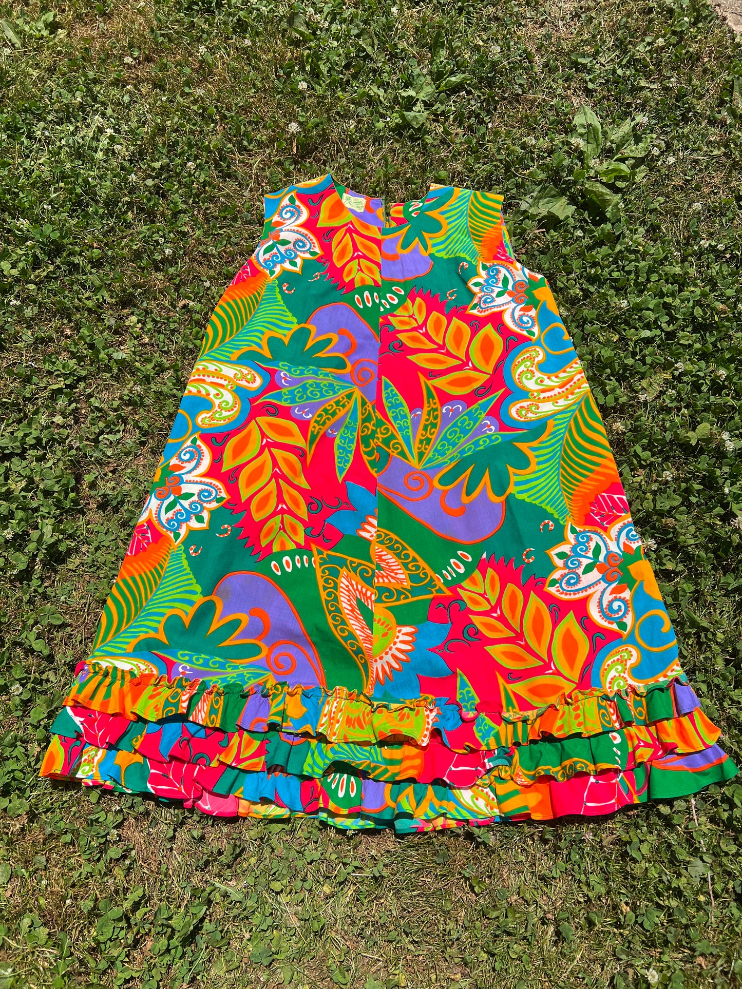 Pyschedelic Hawaiian Dress