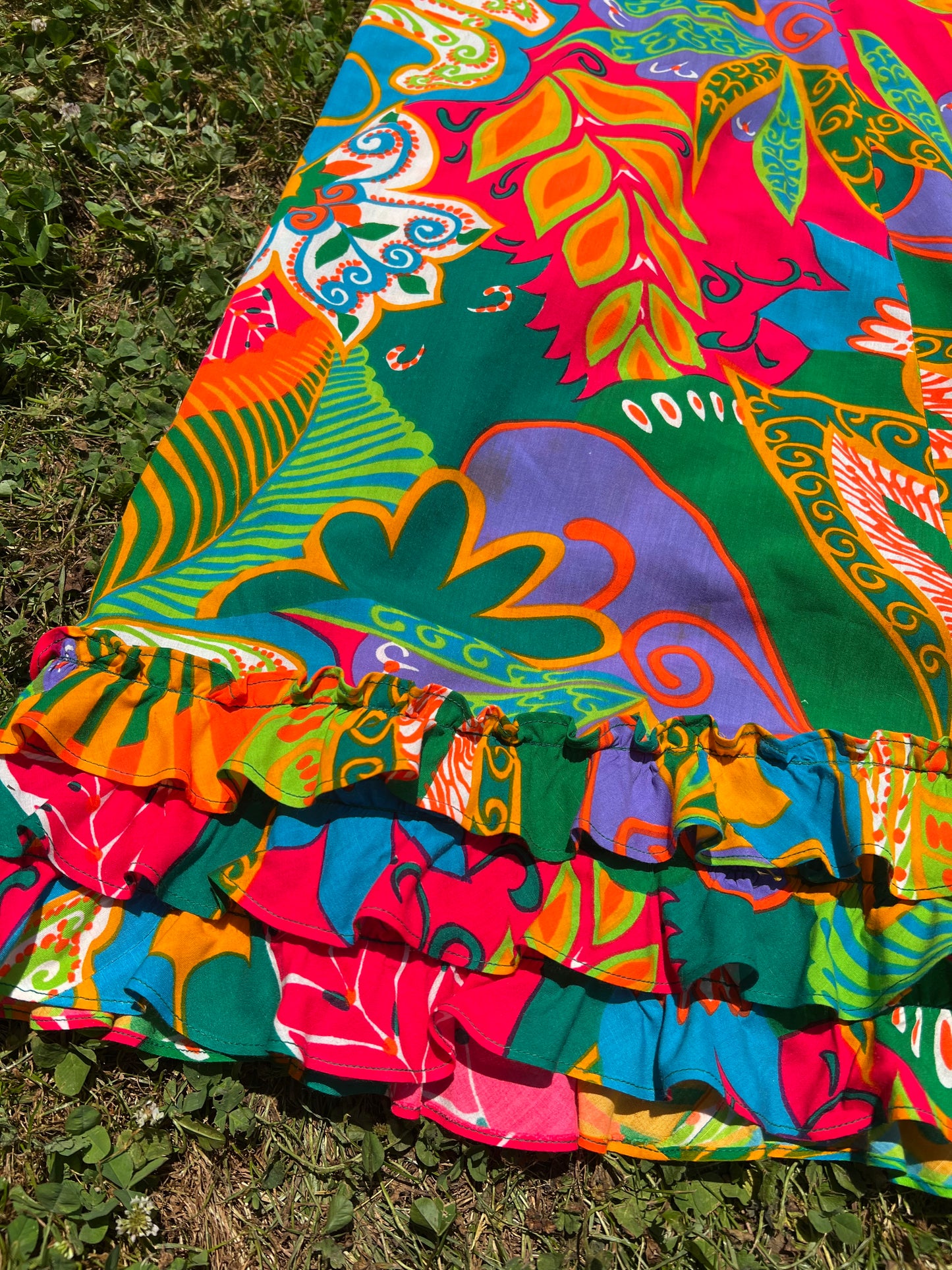 Pyschedelic Hawaiian Dress