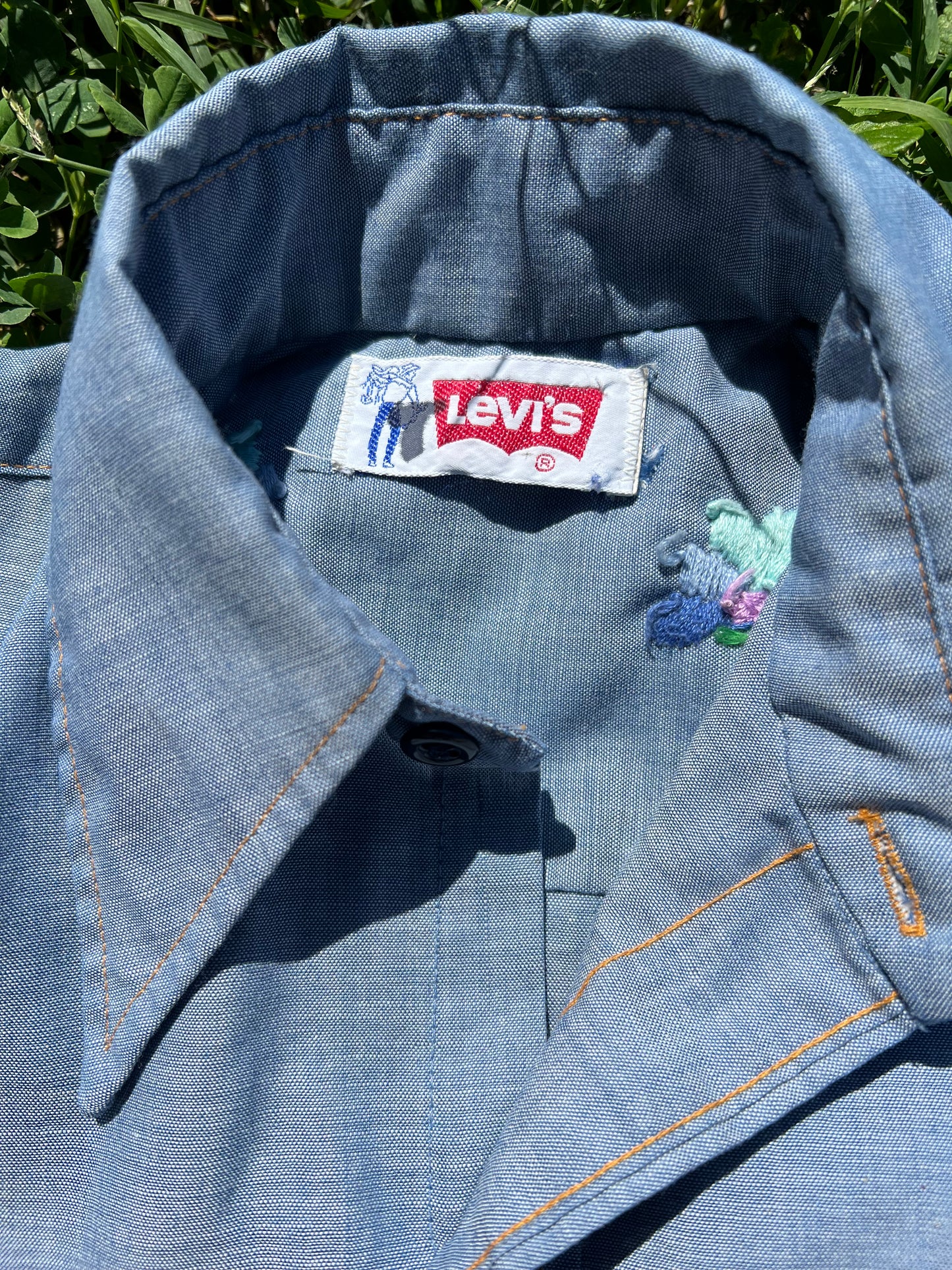 Child's Levi's Embroidered Button-Up