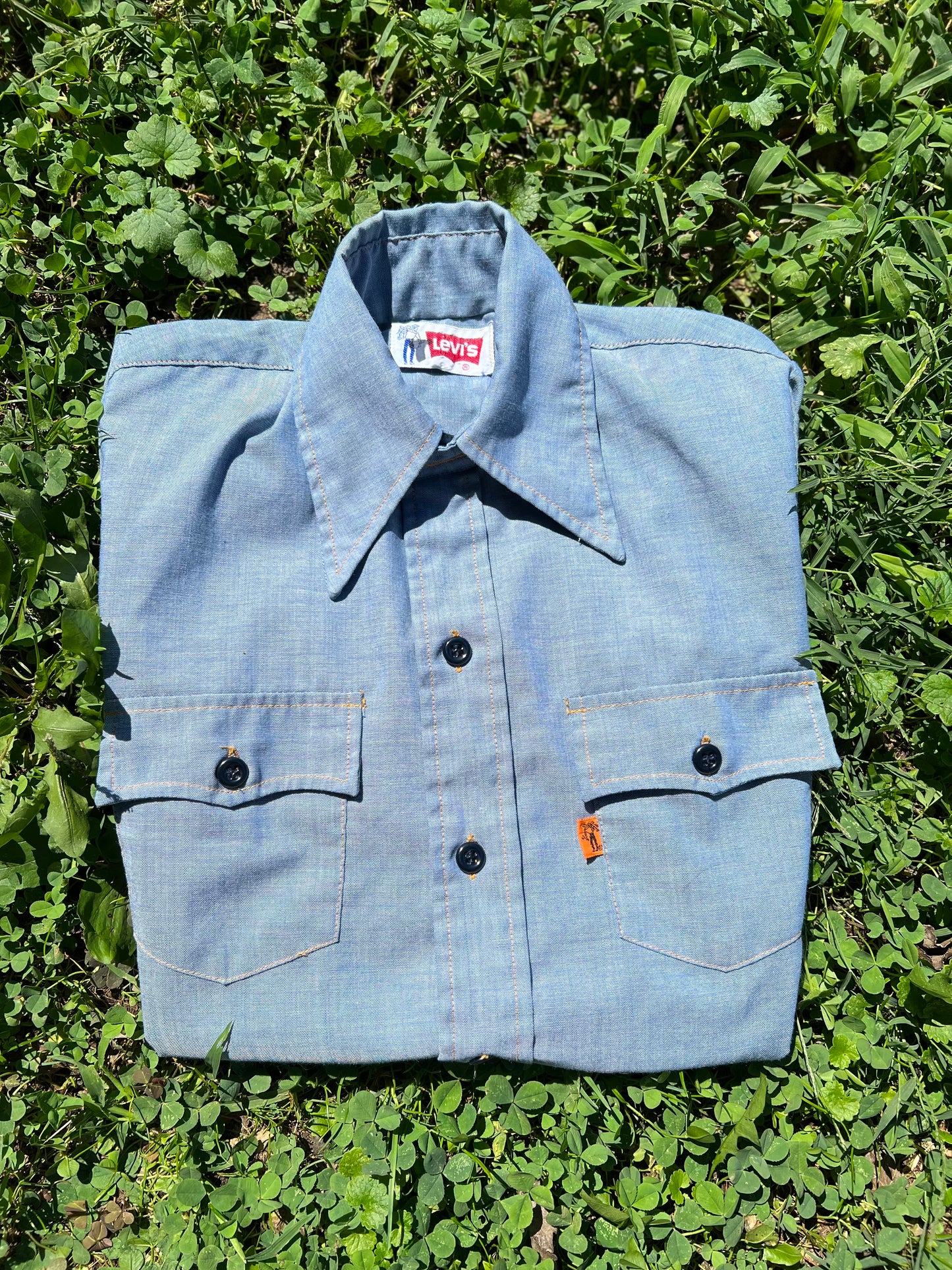 Child's Levi's Embroidered Button-Up
