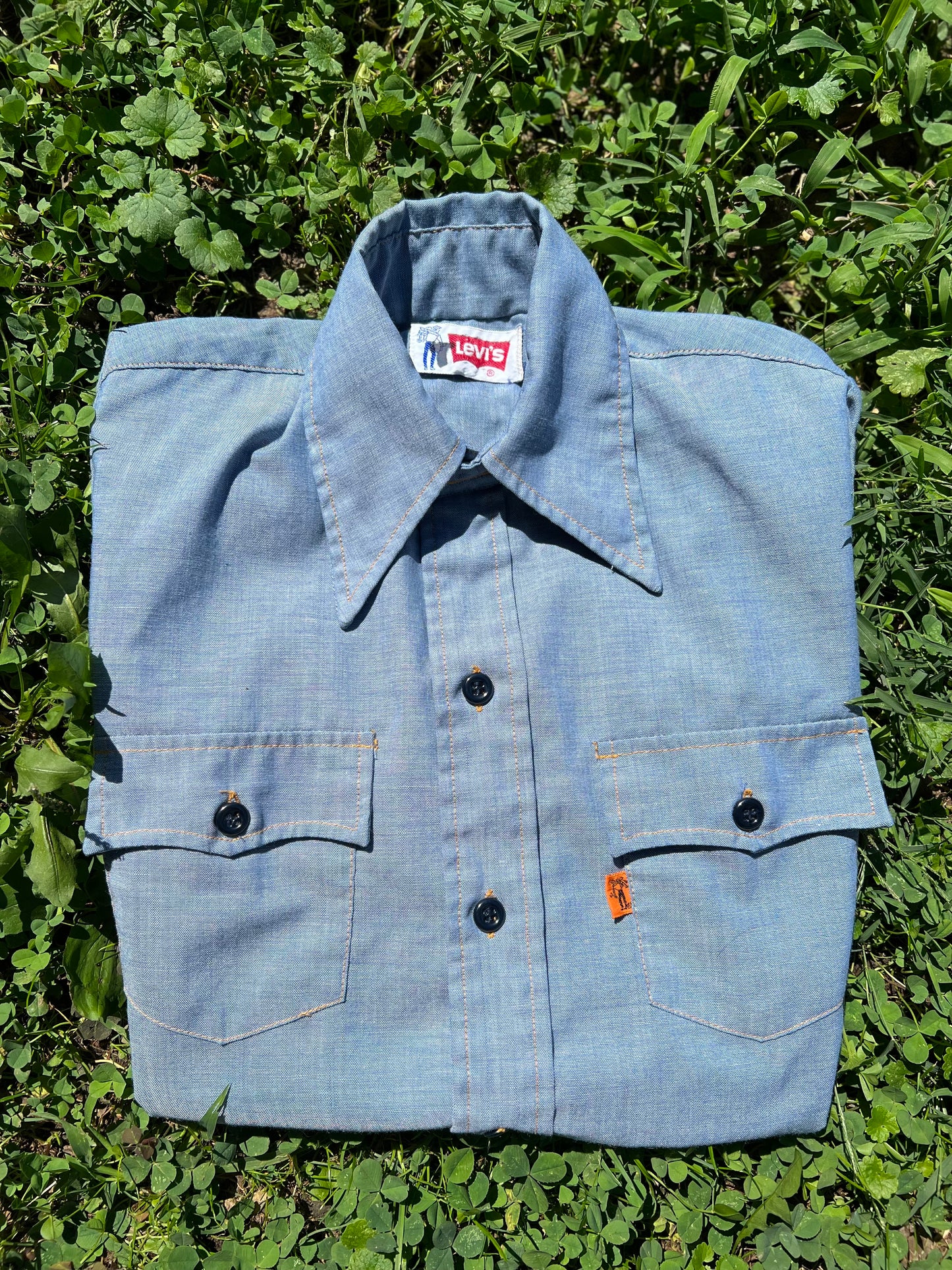 Child's Levi's Embroidered Button-Up