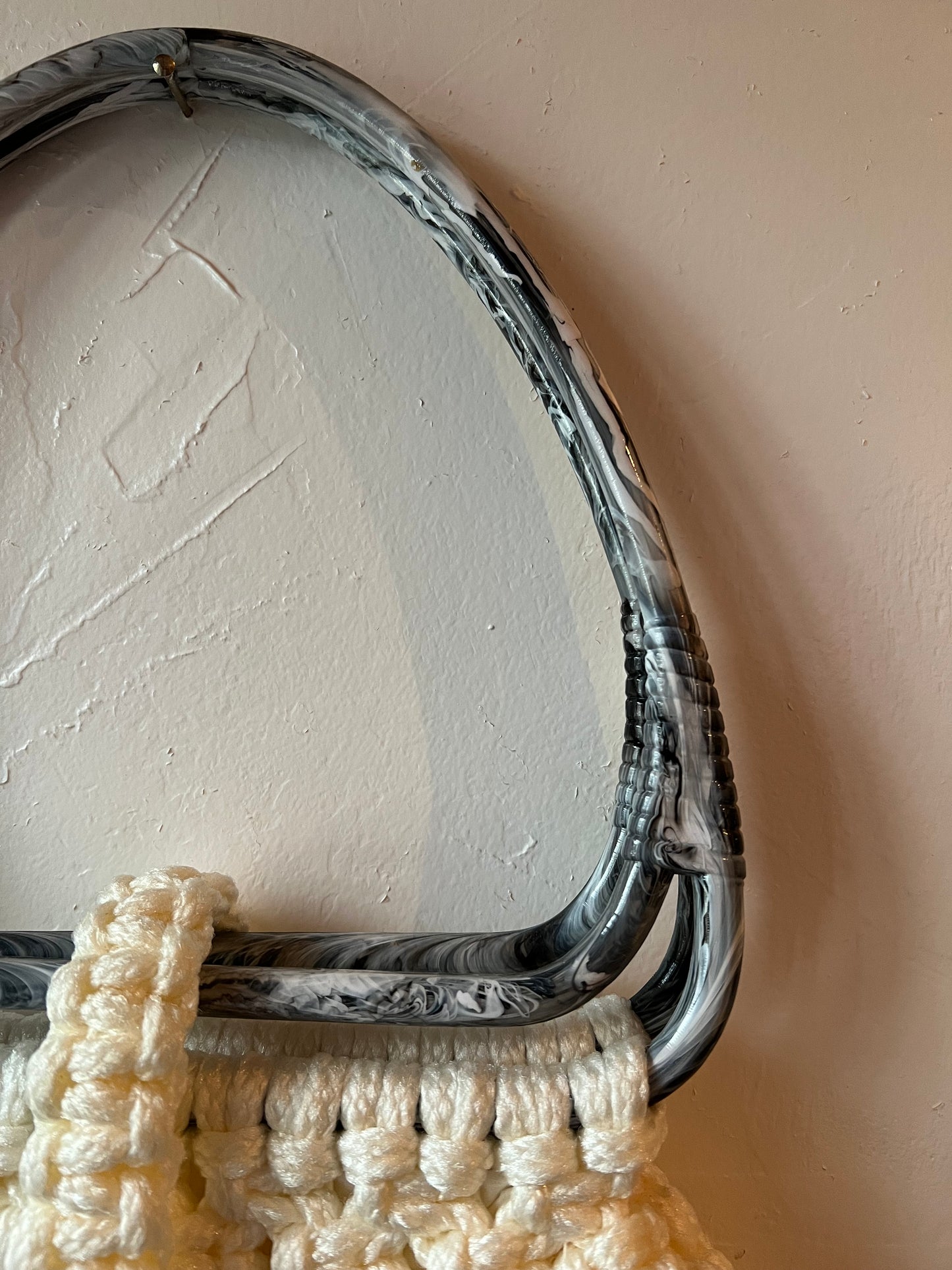 White Macrame Bag