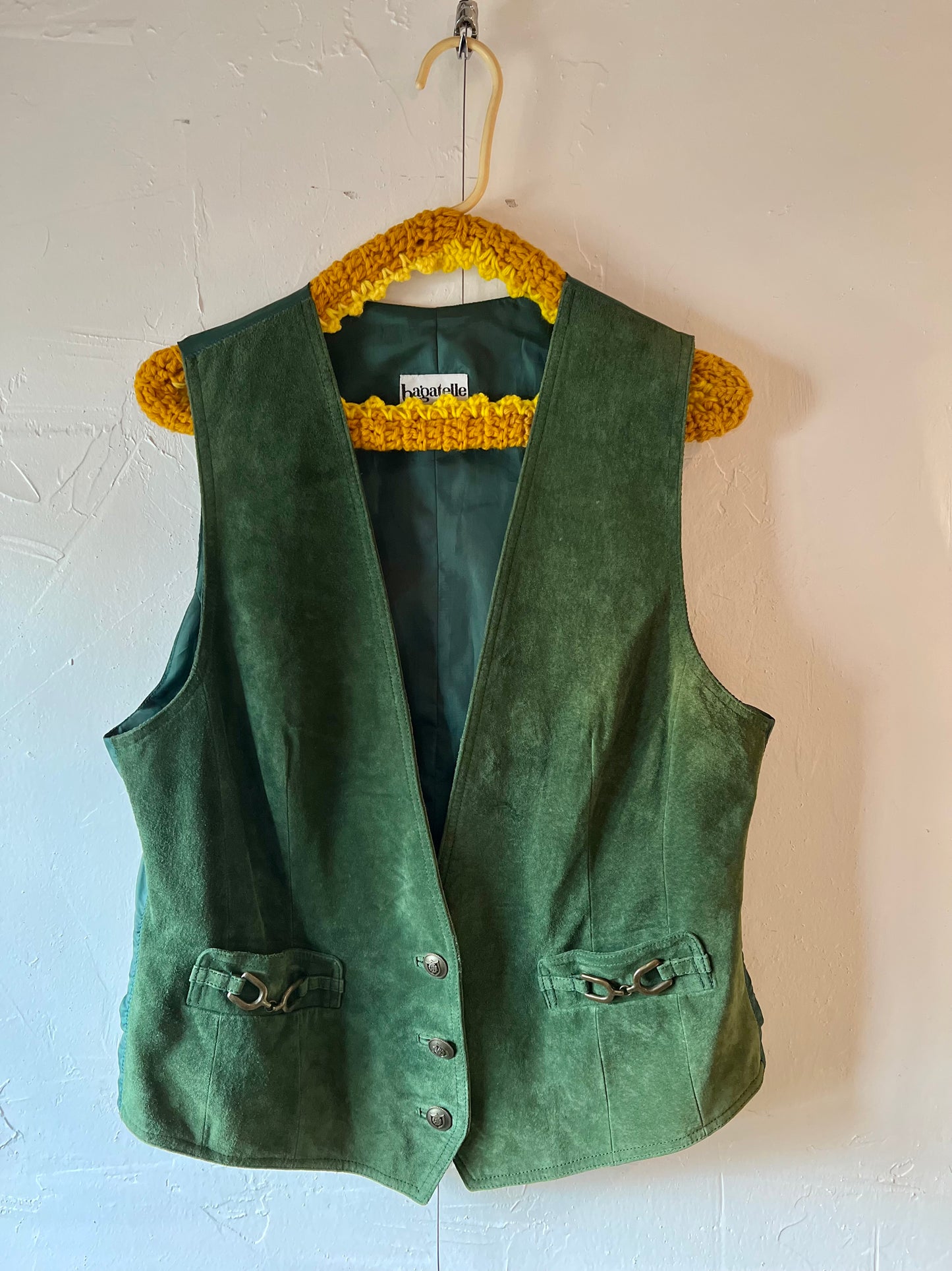 Green Suede Vest