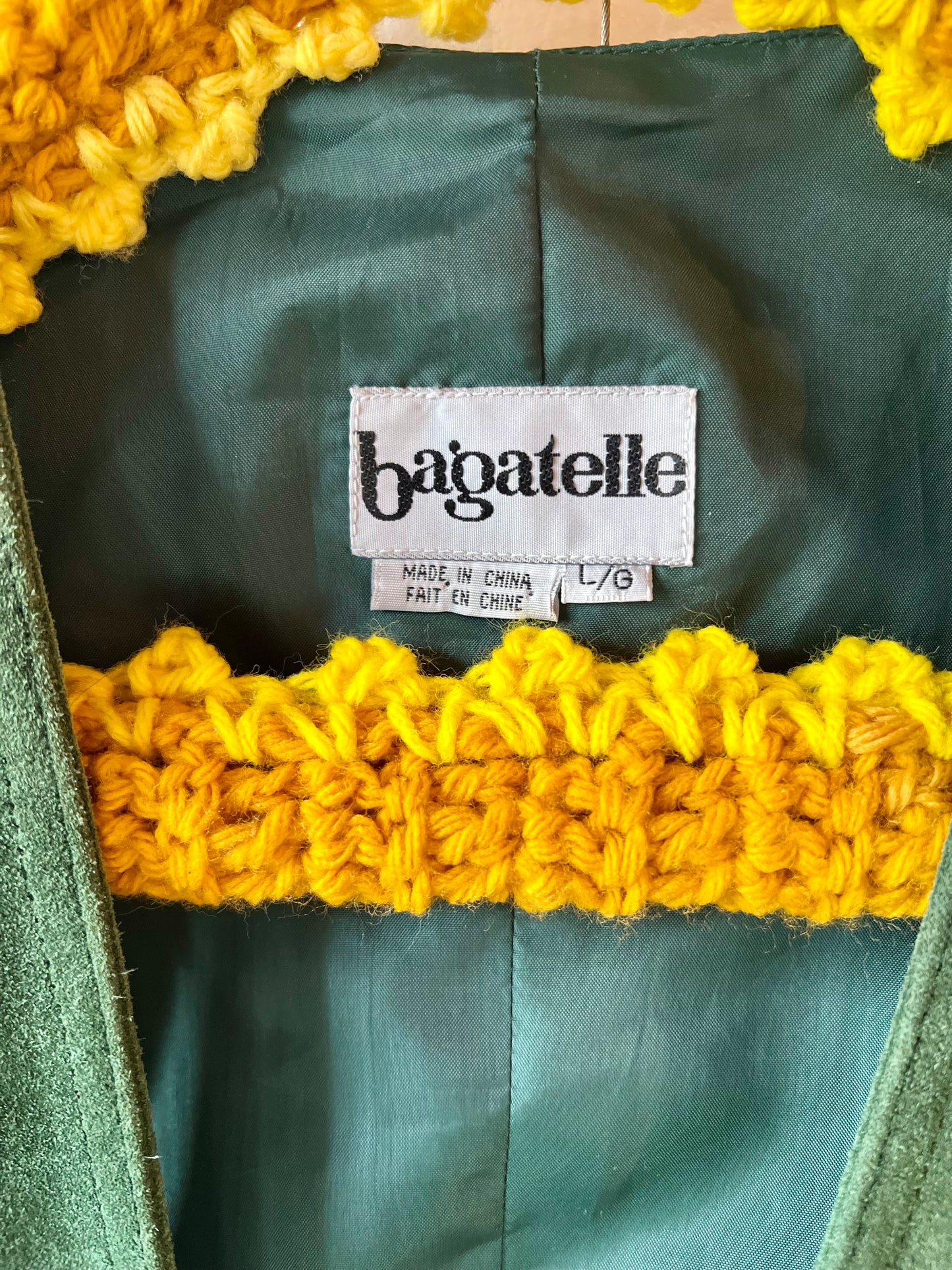 Green Suede Vest