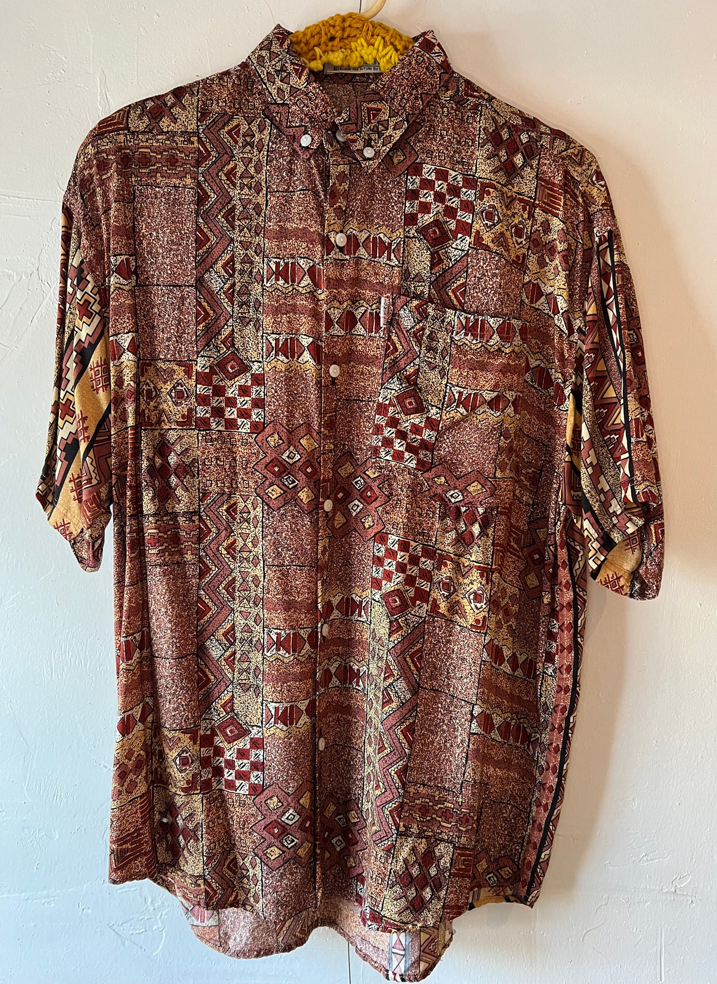 Terracotta Button-Up