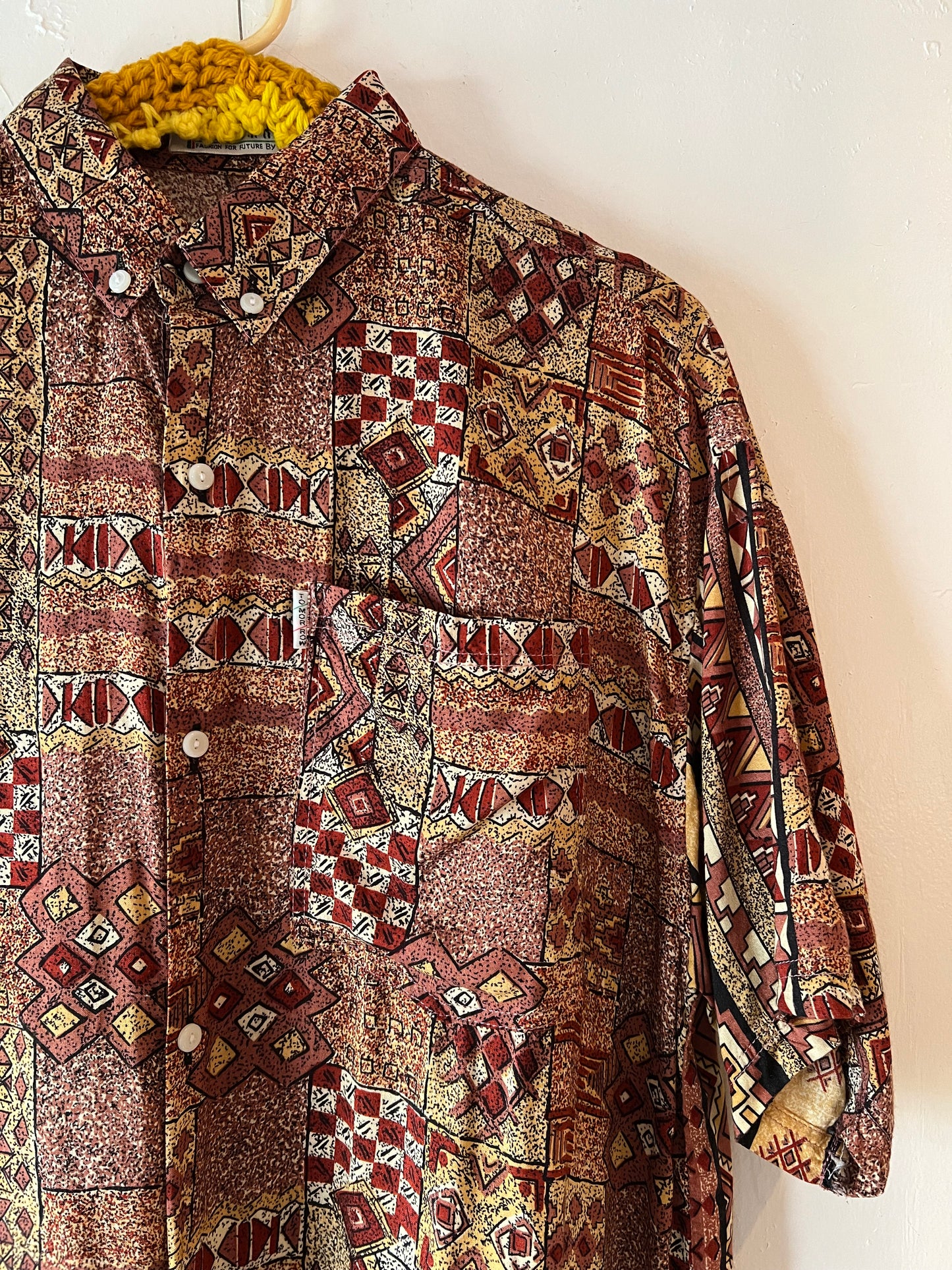 Terracotta Button-Up