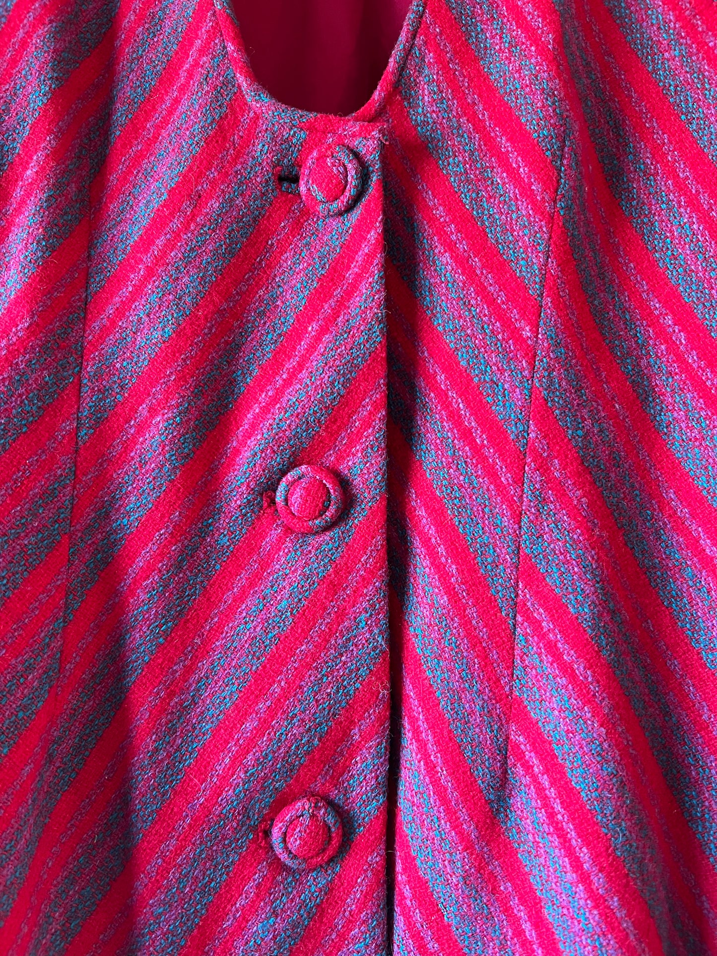 Fuchsia Chevron Blazer