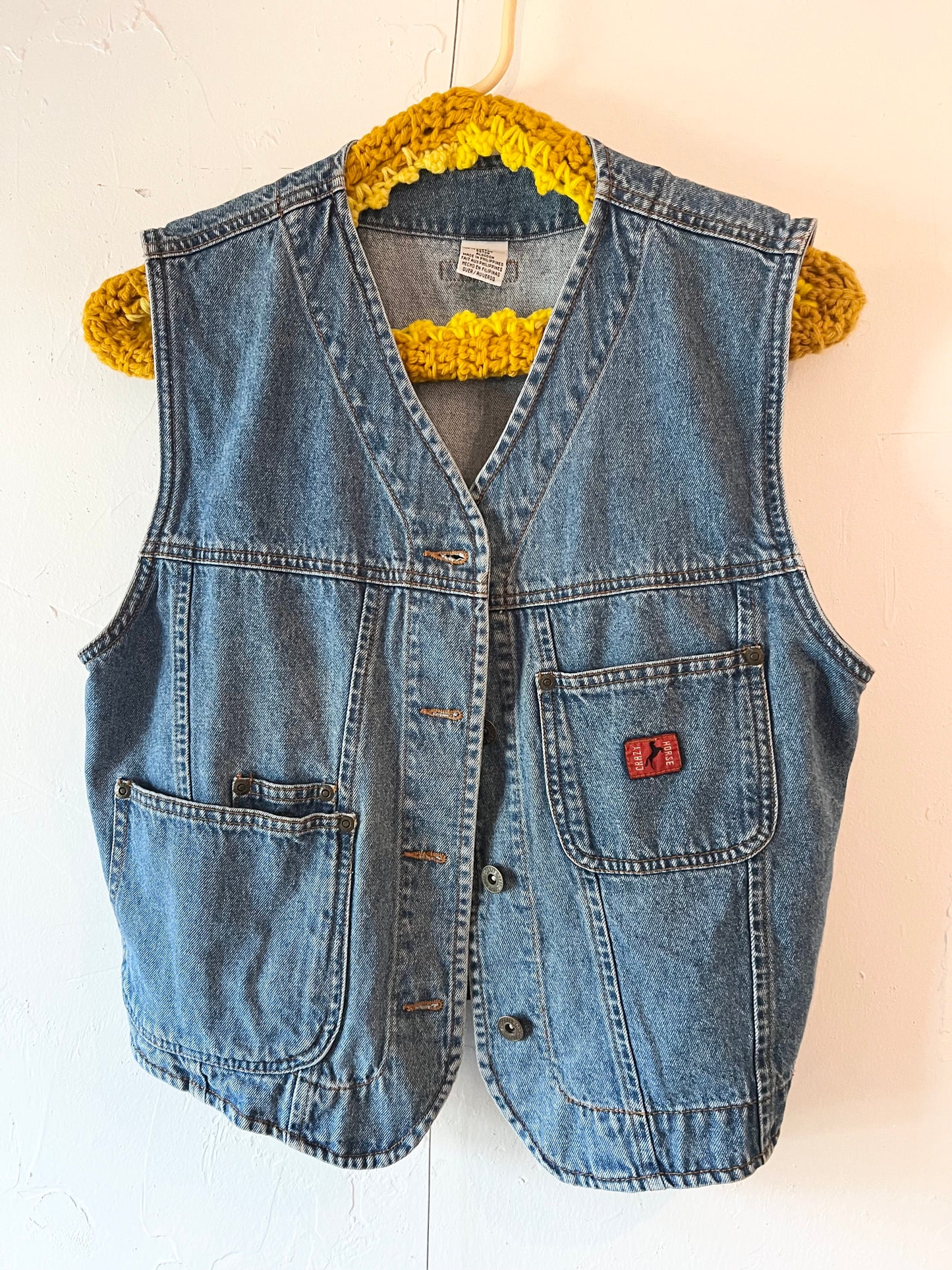 Crazy Horse Denim Vest