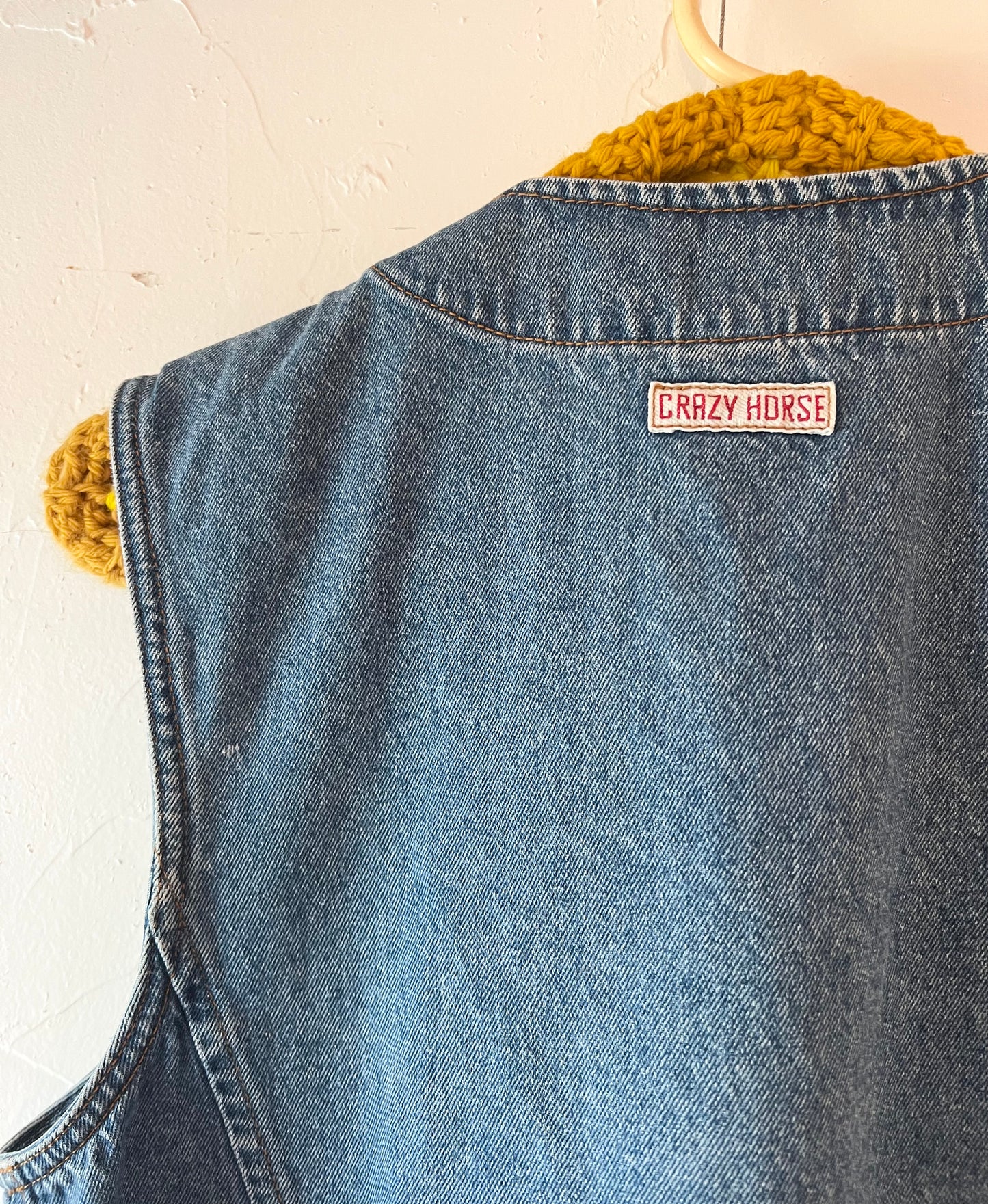 Crazy Horse Denim Vest