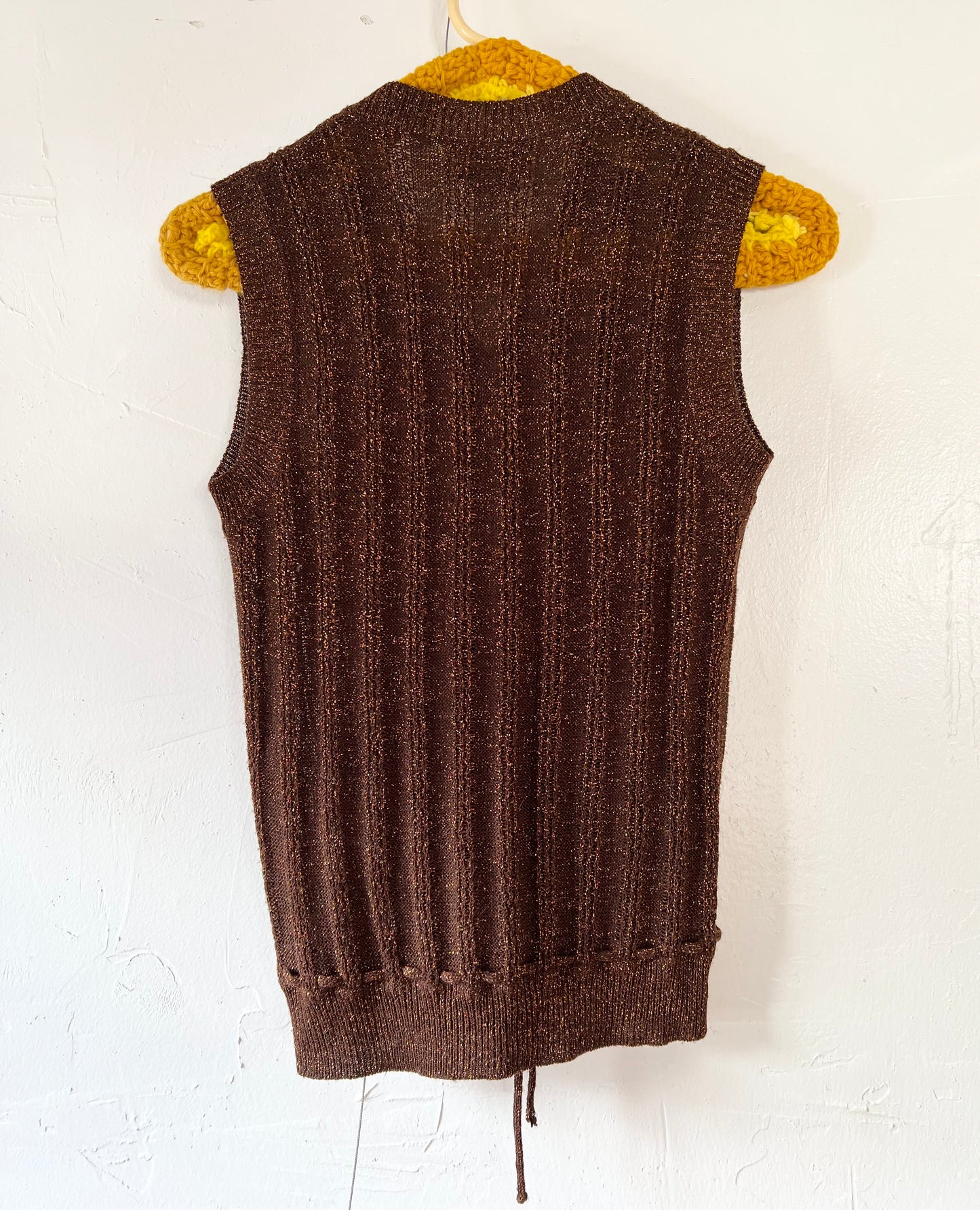 Bronze Knit Vest/Top