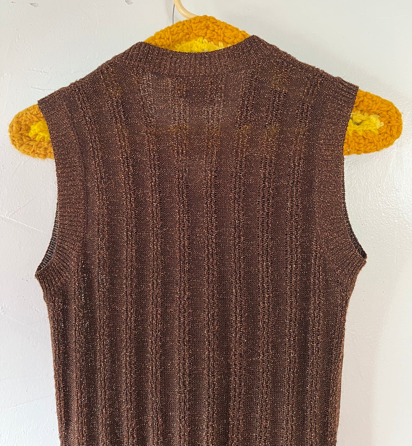 Bronze Knit Vest/Top