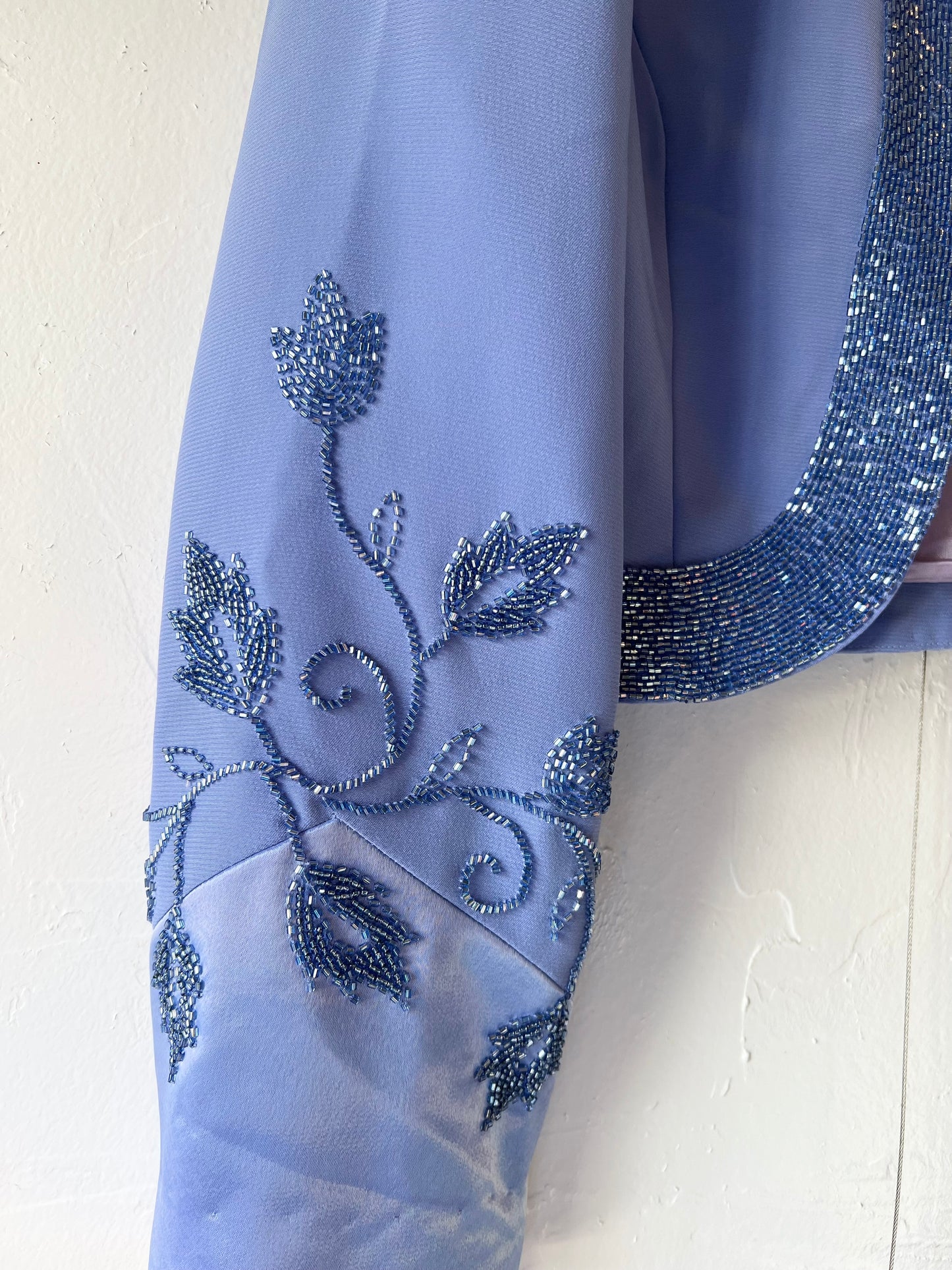 Beaded Periwinkle Jacket