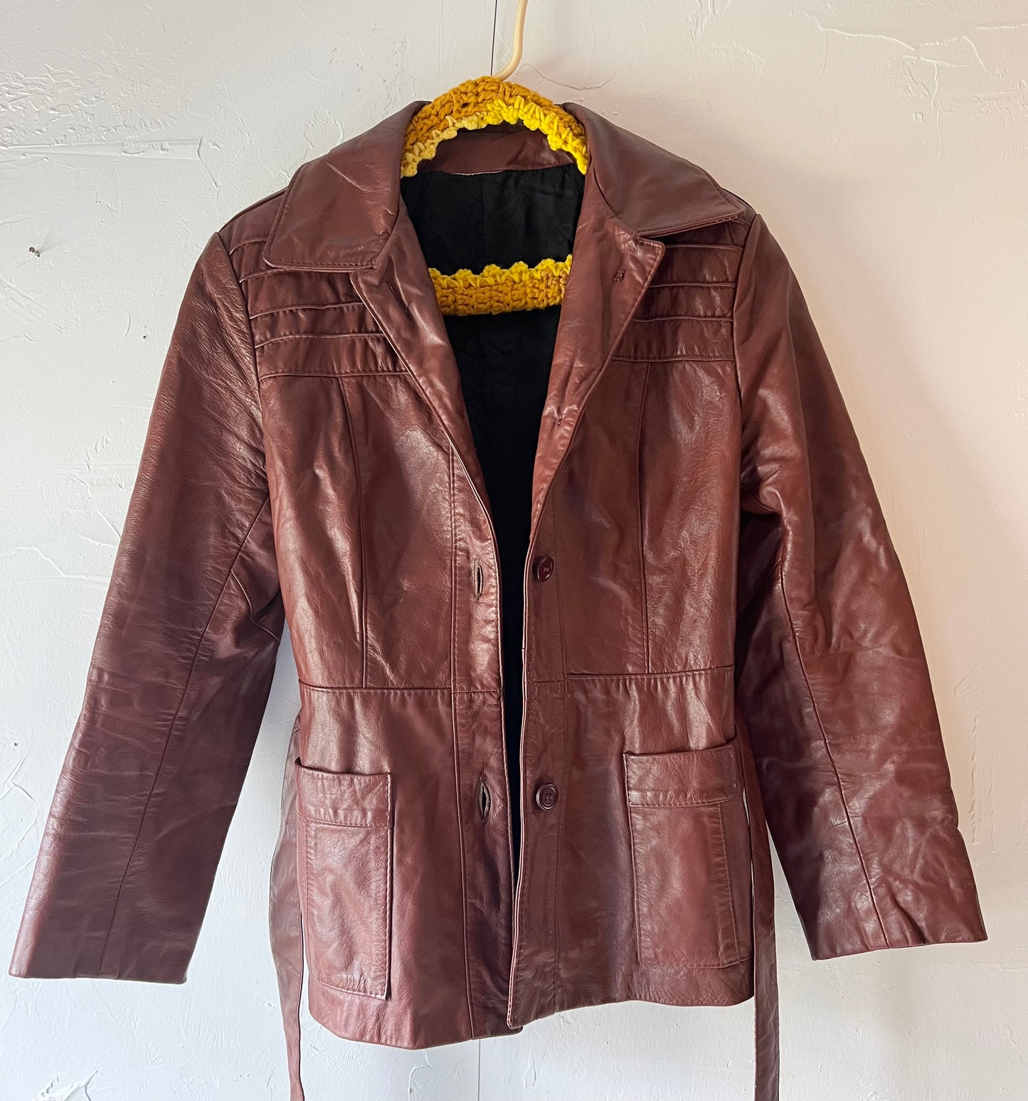 Leather Oxblood Jacket