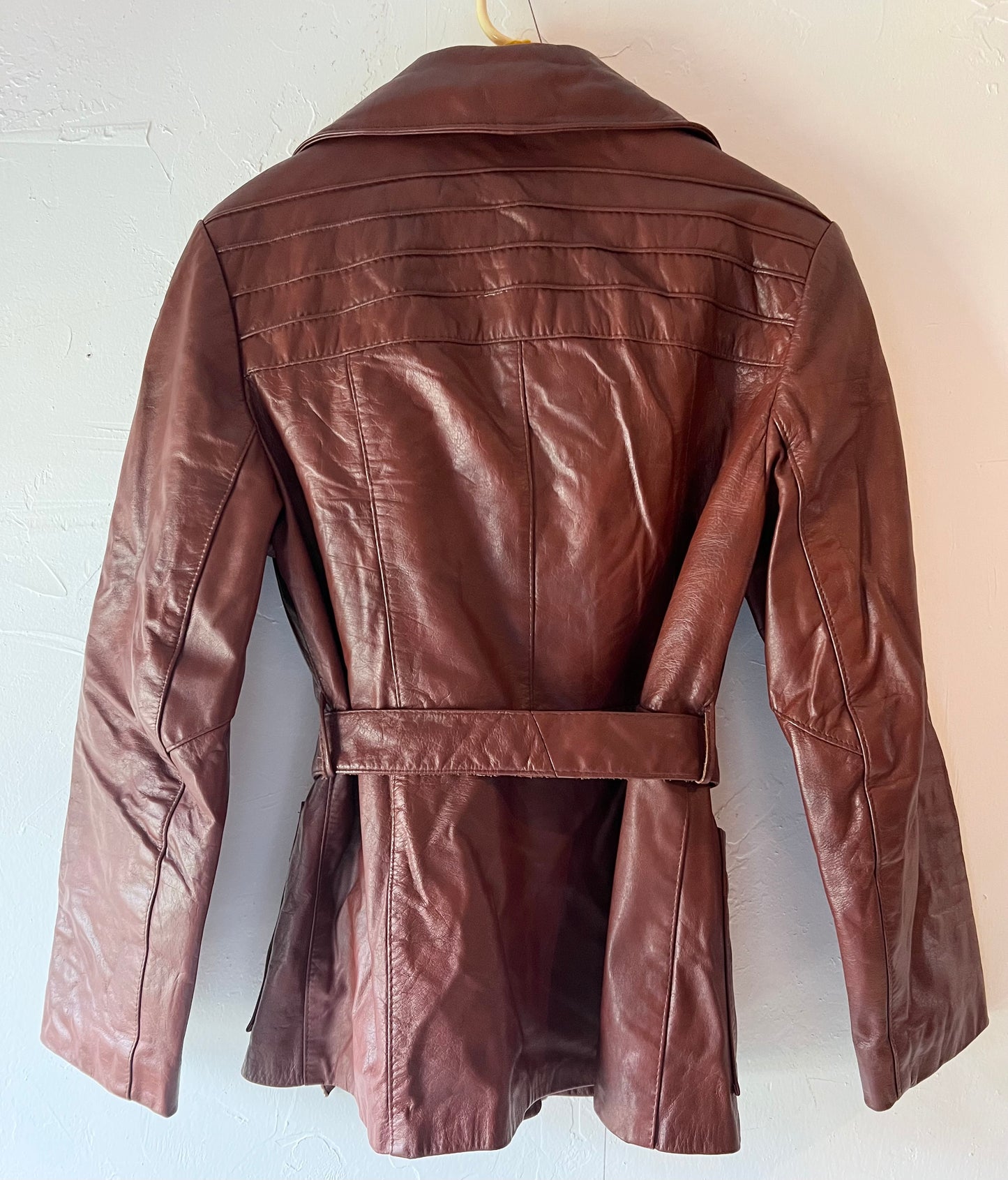 Leather Oxblood Jacket