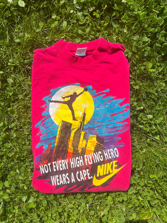 Nike Micheal Jordan "Not Every High-Flying Hero wears a cape" T-shirt