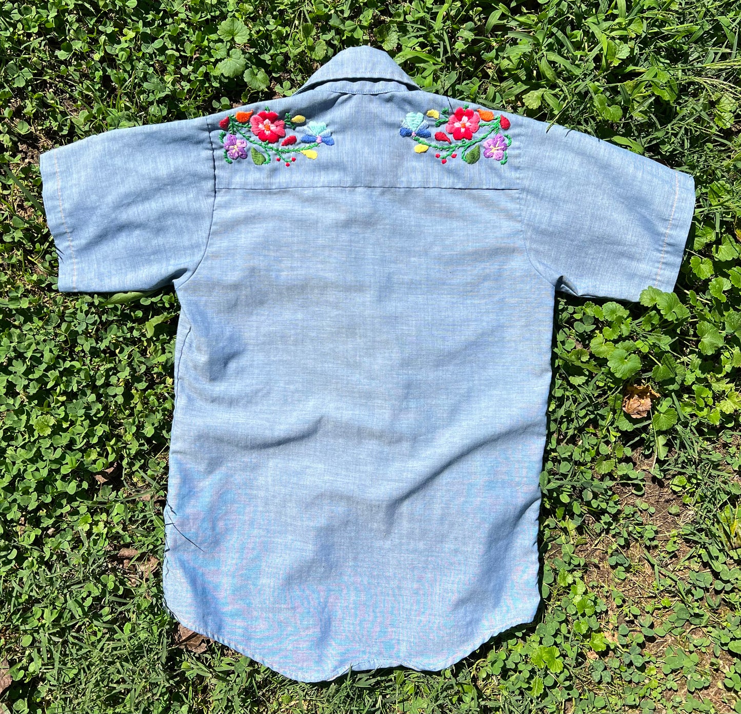 Child's 60/70's Levi's Embroidered Button-Up